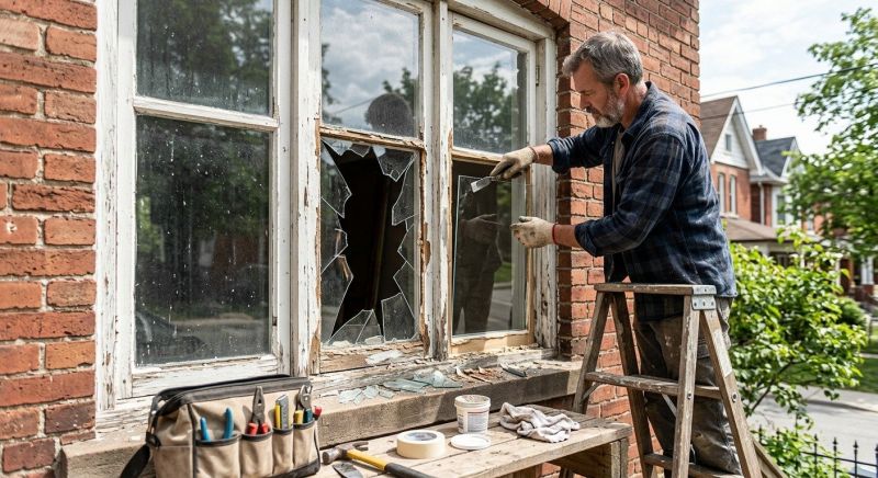 Damaged Window Repair in Alpharetta, GA